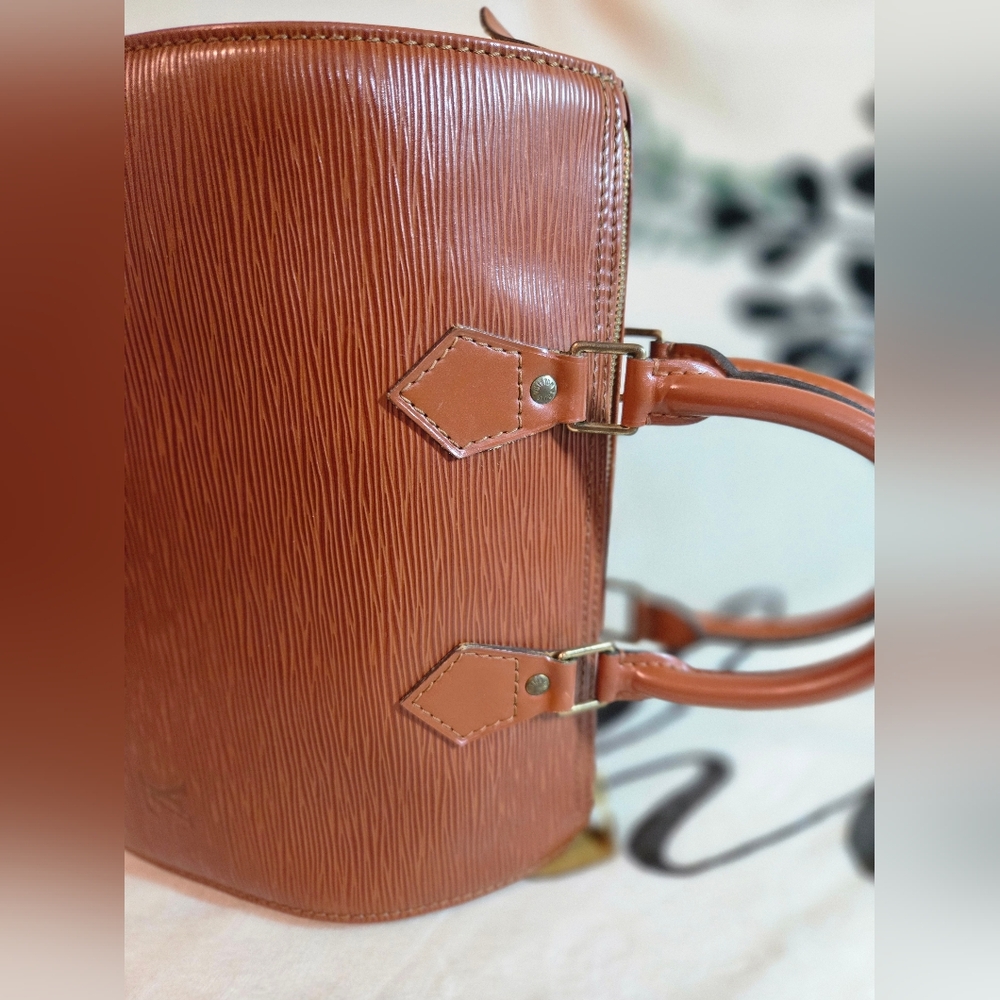 ๐ฏ Authentic Louis Vuitton Epi Speedy 25 Kenyan Fawn - Picture 15 of 16
